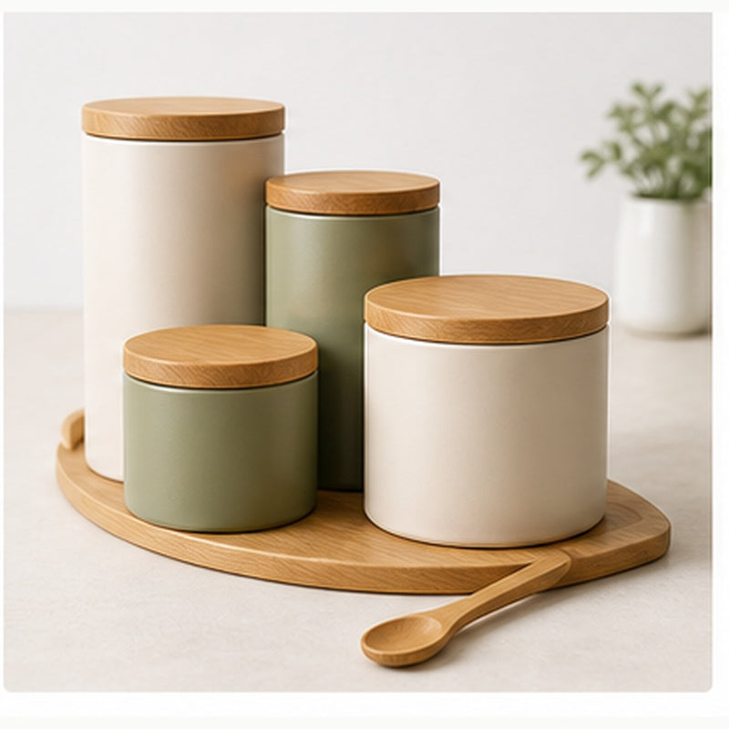 FROGGY SPIN Kitchen Canister Set